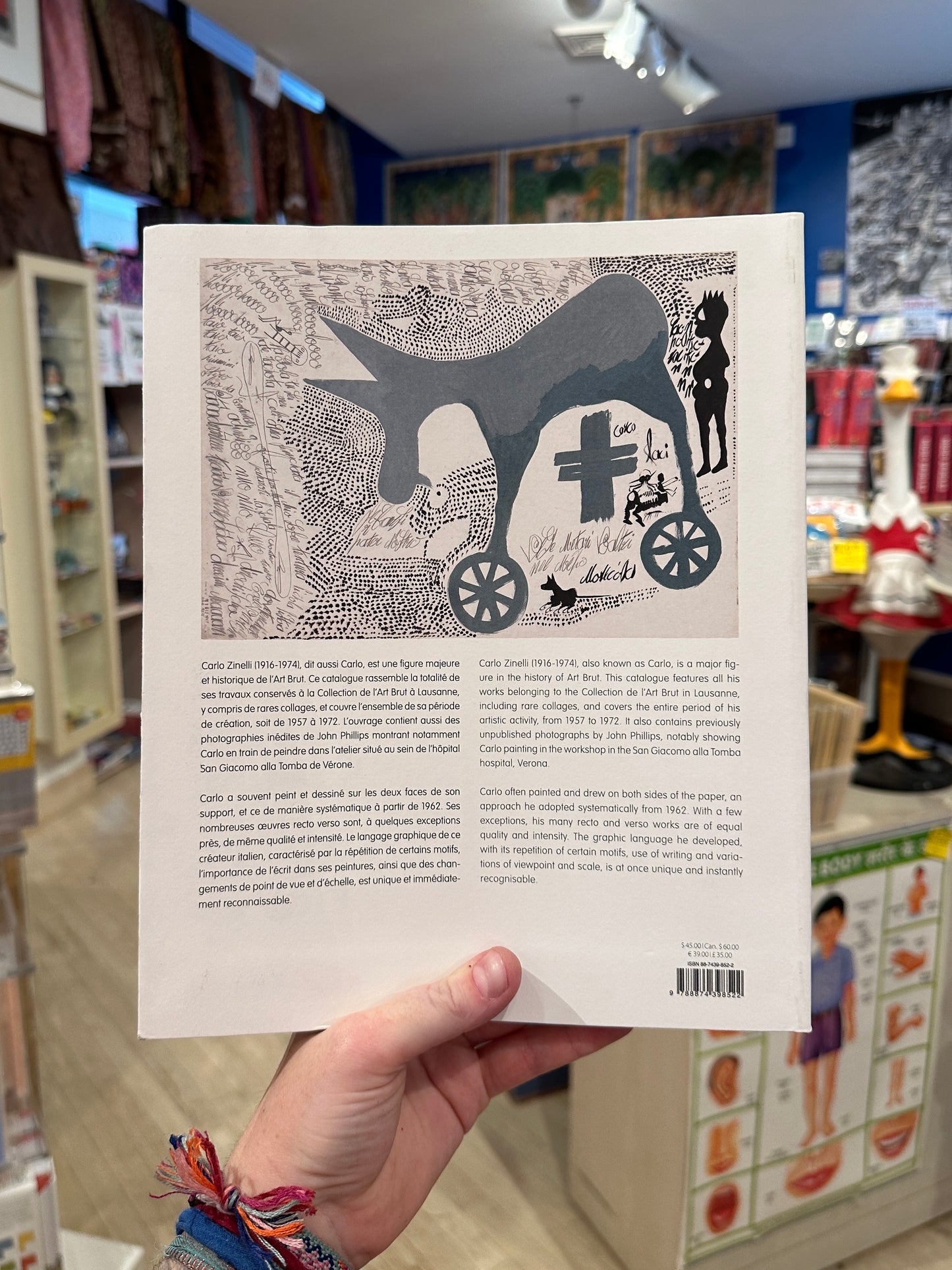 "Carlo Zinelli" by Anic Zanzi - Softcover Book