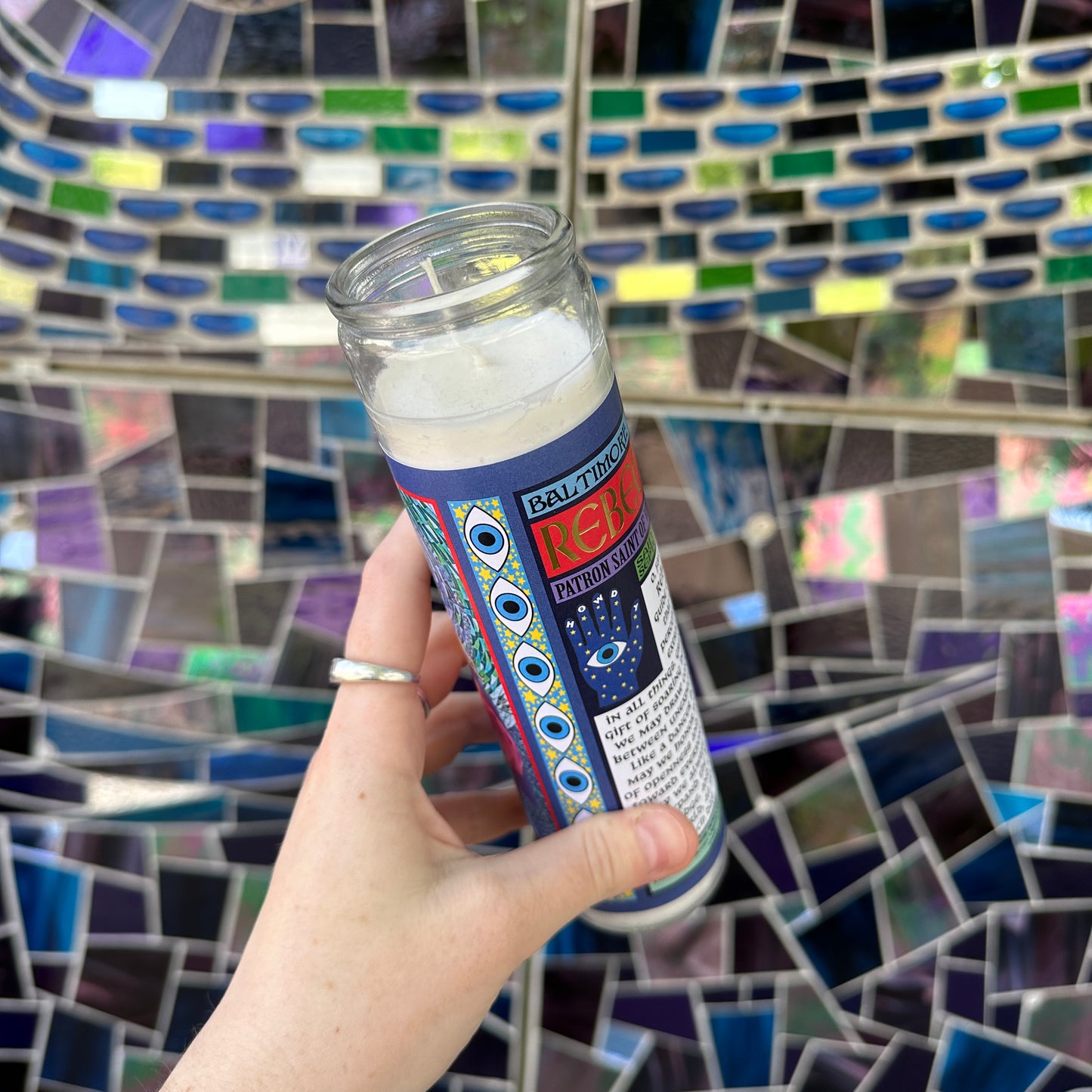 Rebecca Hoffberger Saint Candle