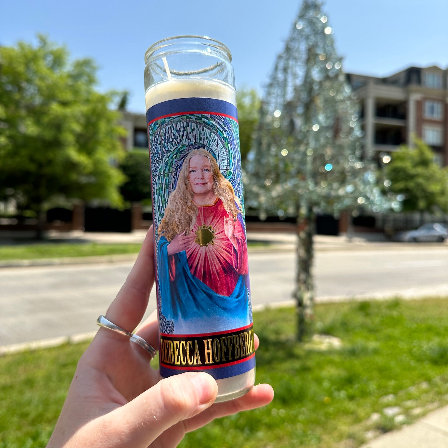 Rebecca Hoffberger Saint Candle