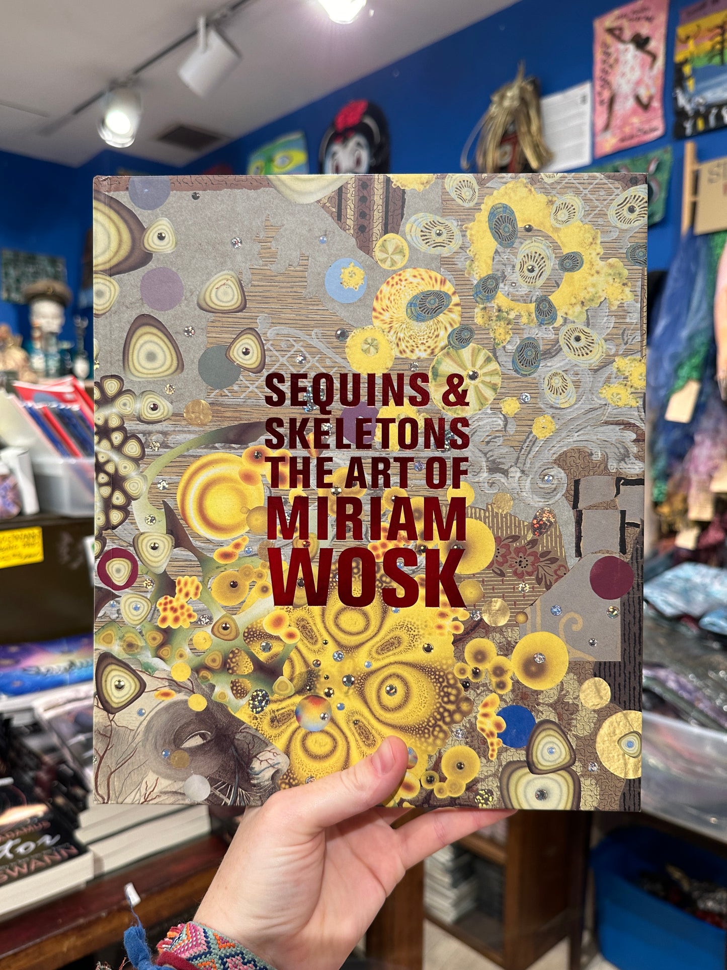 "Sequins and Skeletons: The Art of Miriam Wosk" by Last Gasp Publishing - Hardcover Book